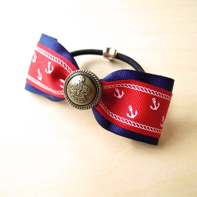 文艺海军风 - 发饰 - 其他材质 蓝色