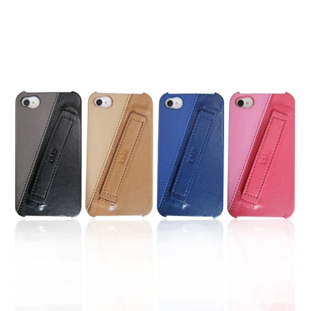 iPhone4/4S Easy Hold双色皮革保护壳 - 手机壳/手机套 - 其他材质 多色