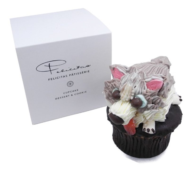 狗狗杯子蛋糕 哈士奇 - 其他 - 新鲜食材 白色