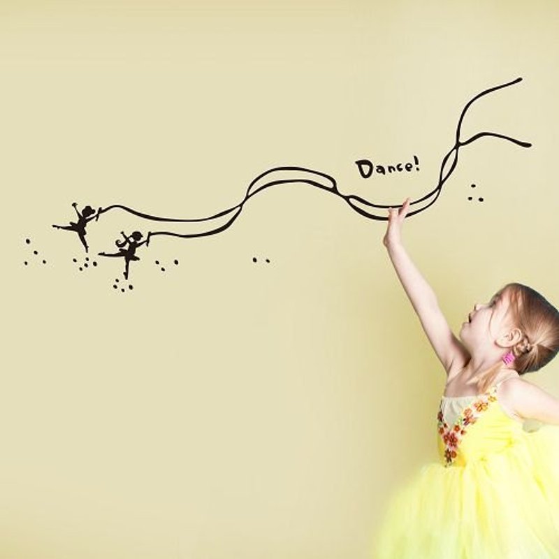 / 来跳舞吧 Dance / 无痕壁贴8色可选 - 墙贴/壁贴 - 其他材质 多色