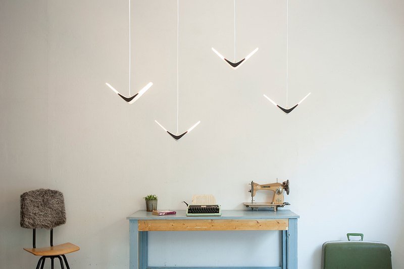 卓岳 Xcellent Lighting Flight LED 飞鸟吊灯 预购中 - 灯具/灯饰 - 塑料 白色