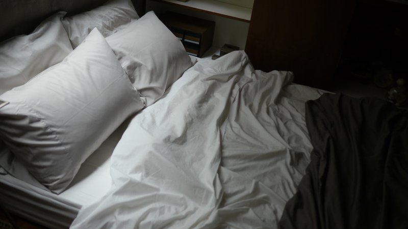 All About Us有机棉单人薄被套(亚麻灰棕色) - 寝具 - 棉．麻 灰色