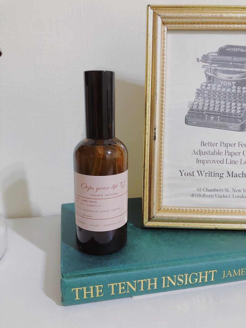 美好生活空间喷雾100ml-Monday morning - 香薰/精油/线香 - 玻璃 咖啡色