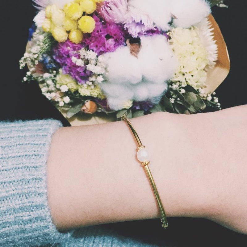 初衷-珍珠手链 ::: “She said ”她说系列 - 手链/手环 - 其他金属 