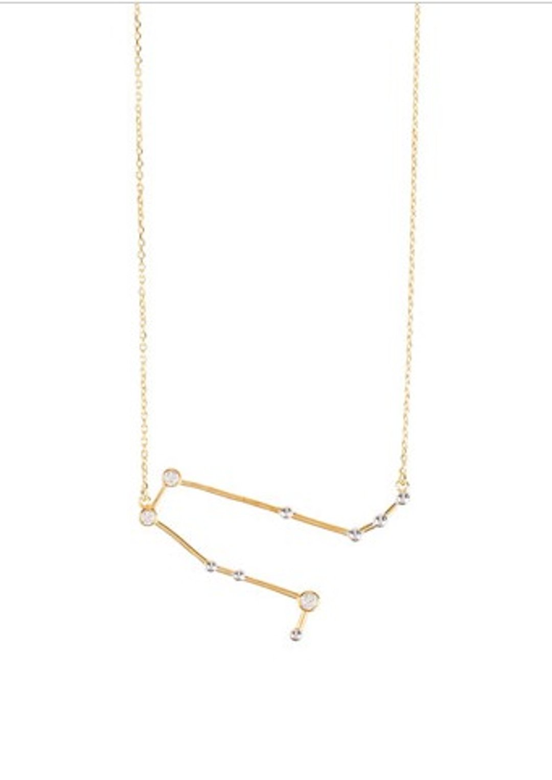 Gemini Necklace - gold - 项链 - 其他金属 灰色