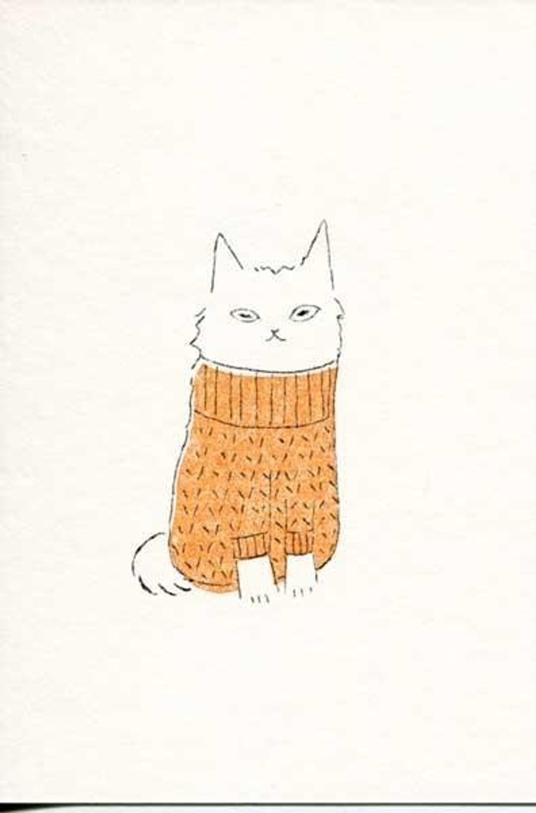 Post card set - cat - 卡片/明信片 - 纸 