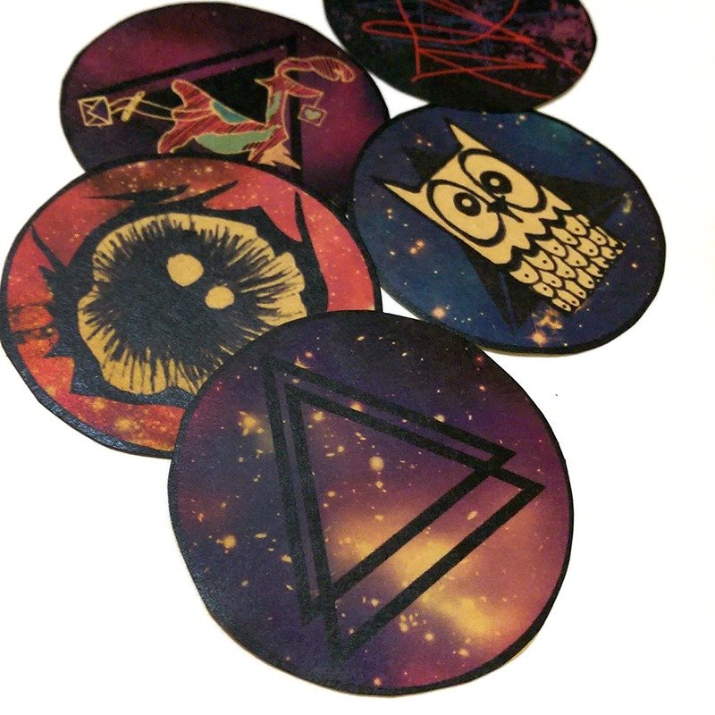 贴纸 牛皮 质感 - 贴纸 - 纸 咖啡色