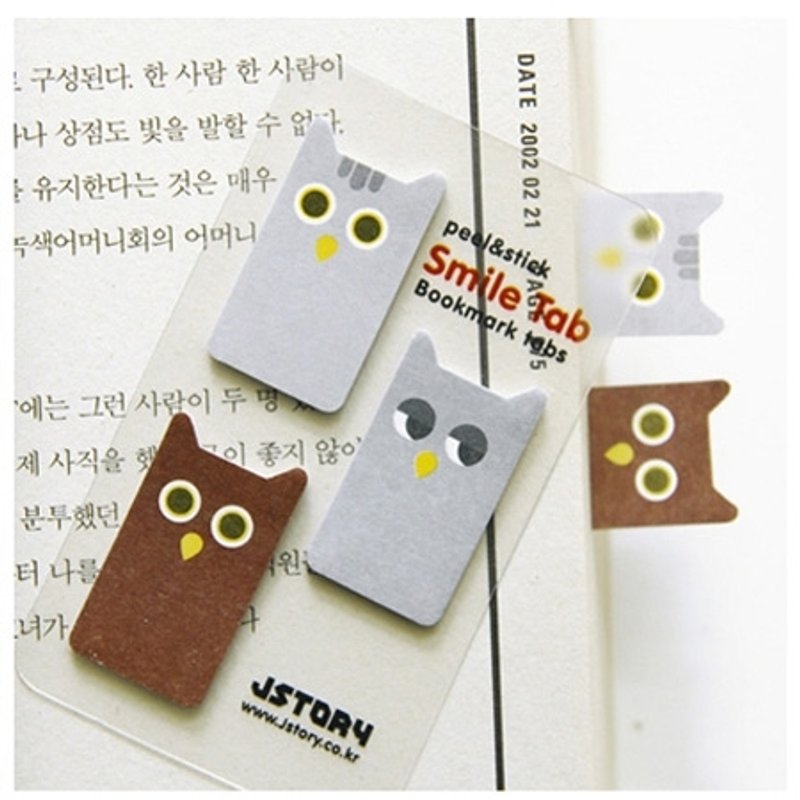 Dessin x JSTORY-Smile标签贴-猫头鹰,JST14280 - 贴纸 - 纸 多色