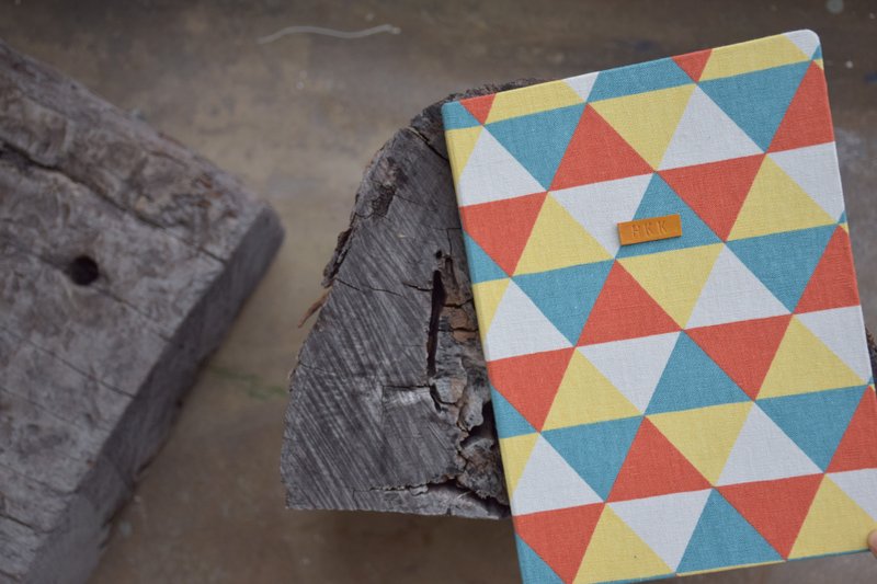 手工布面本子-日志 手帐 可定制 - 笔记本/手帐 - 其他材质 橘色