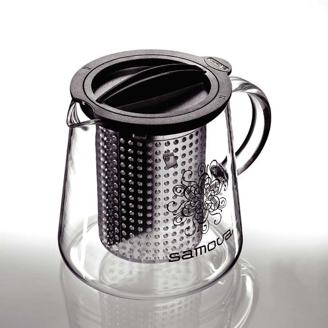 【samova】德国原装进口 | 耐热玻璃茶壶800ml - 茶具/茶杯 - 玻璃 白色