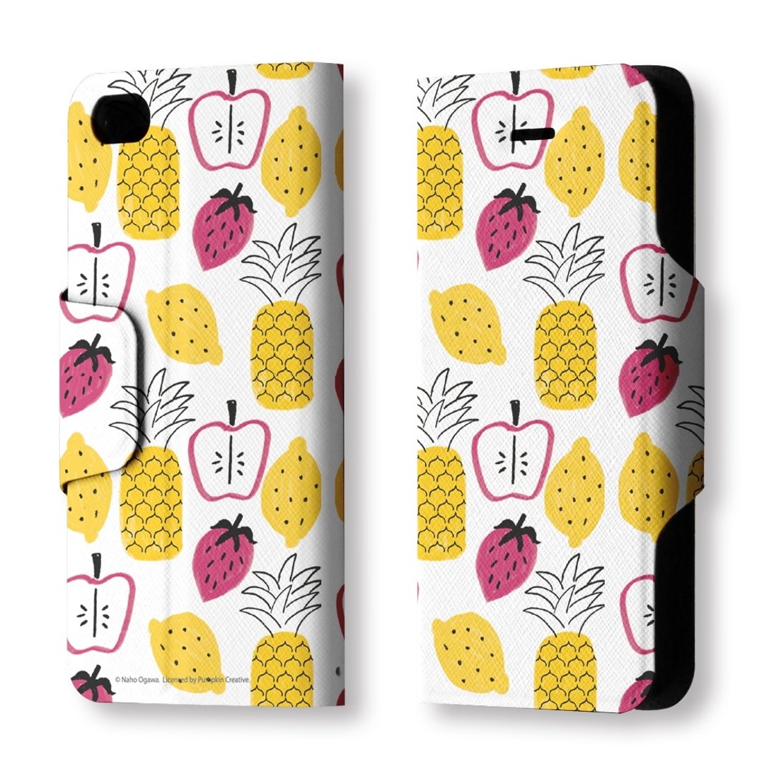 PIXOSTYLE iPhone 5/5S/5C 翻盖式皮套：小水手的冒险 PSIB5-028 - 手机壳/手机套 - 真皮 黄色