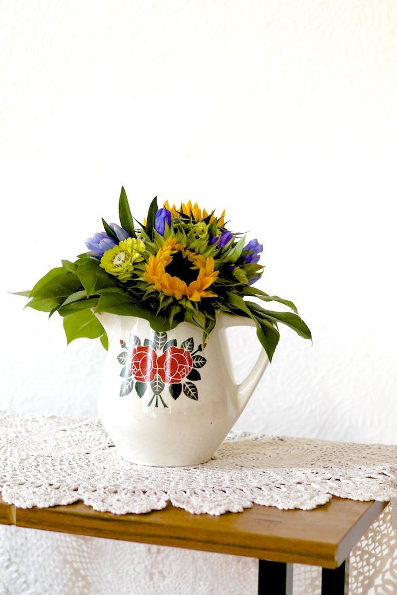 复古 vintage 陶瓷水壶 - 植栽/盆栽 - 其他材质 红色