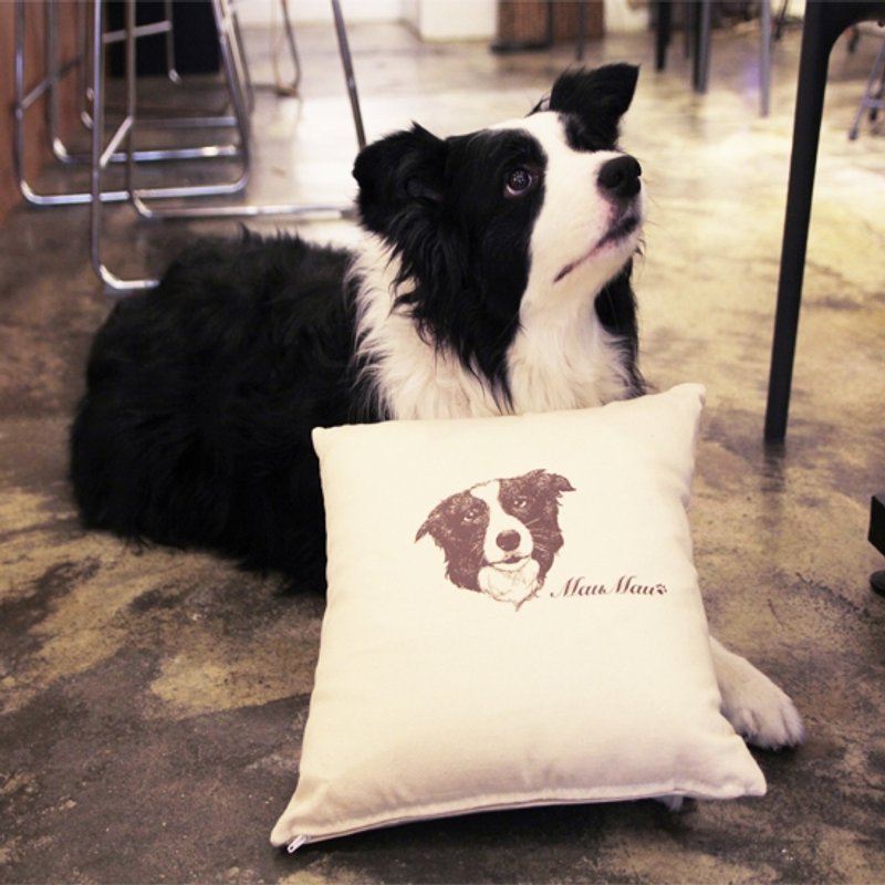 【刚好】爱不释手毛孩子抱枕 - 编织/刺绣/羊毛毡/裁缝 - 棉．麻 金色