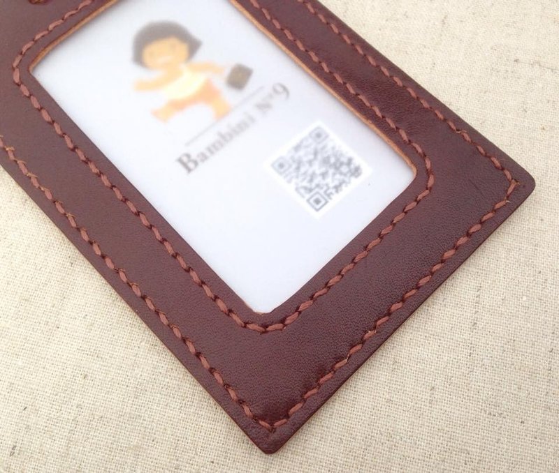 牛皮制革—行李吊牌‘可可’travel luggage tag - 行李吊牌 - 真皮 咖啡色