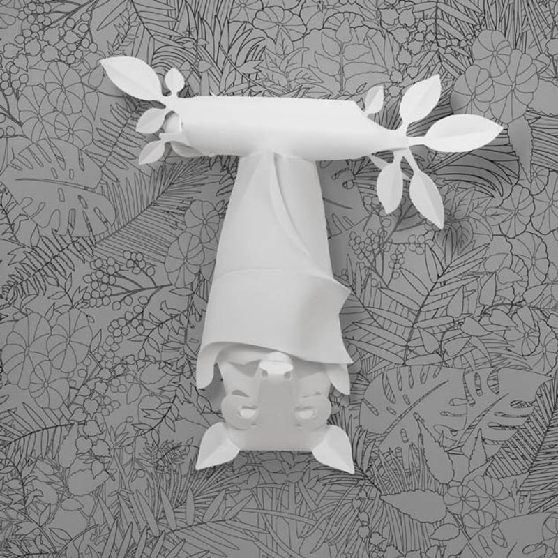 灰头狐蝠灯罩(小夜灯)台湾保育类动物系列 Grey-headed Flying-Fox Lampshade - 灯具/灯饰 - 塑料 金色