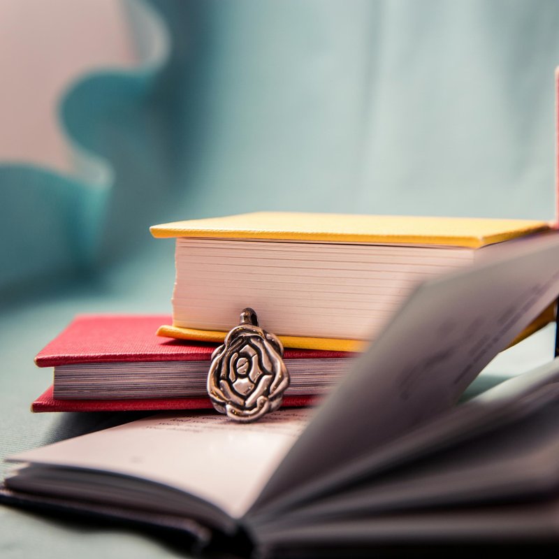 设计师银饰 玫瑰坠 - 项链 - 其他金属 