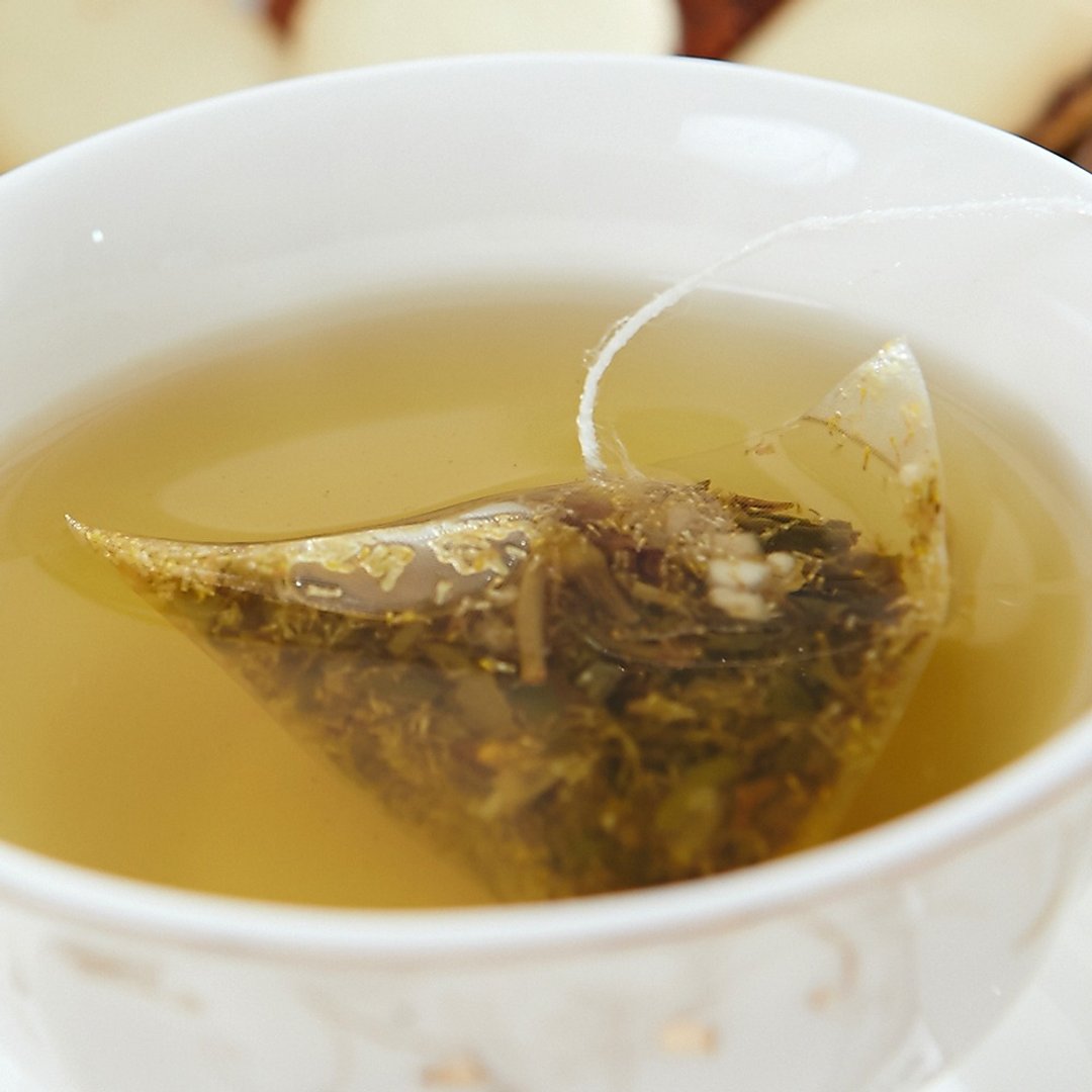 洋甘菊香柚绿茶(8入/袋)│三角立体茶包·花草茶的能量补给 - 茶 - 其他材质 绿色