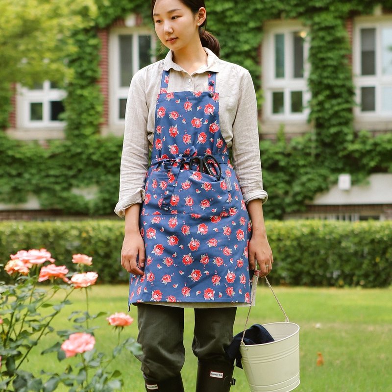 Dailylike 居家时光布质围裙-07 红丝绒,E2D21254 - 围裙 - 其他材质 蓝色