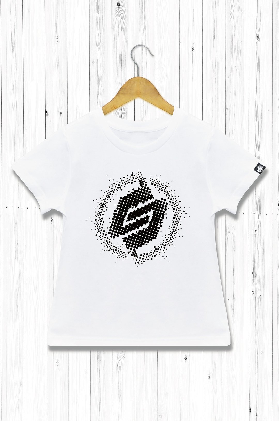 STATELYWORK 网点LOGO T-童装短T-白 - 其他 - 棉 白色