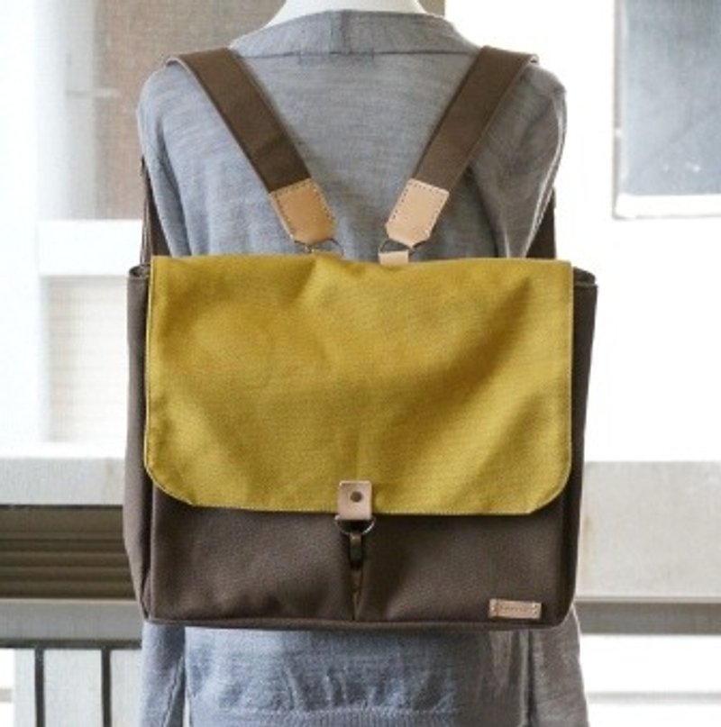 帆布自在后背包(请私讯选色) - 侧背包/斜挎包 - 其他材质 