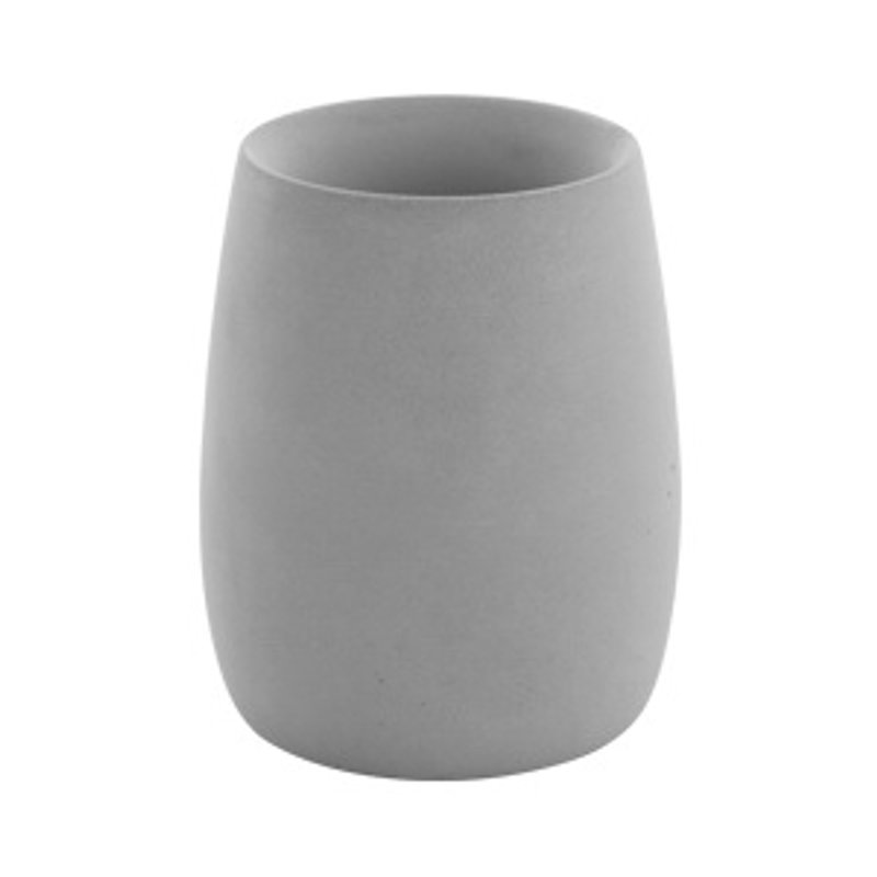 KALKI'D 亲水泥花器 - 圆器(高)  绝版品/最后现货/ - 植栽/盆栽 - 水泥 灰色