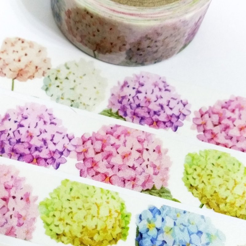 纸胶带 绣球花 - 纸胶带 - 纸 