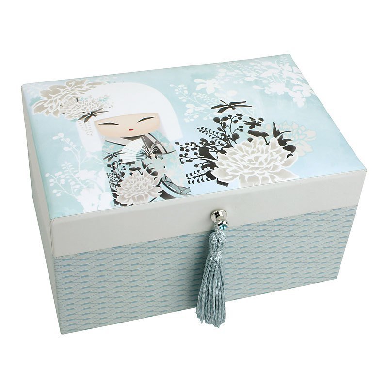 Kimmidoll 和福娃娃珠宝盒 Miyuna - 吊饰 - 纸 蓝色