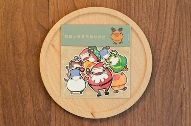 圣诞节精灵●防水贴纸 - 贴纸 - 纸 红色