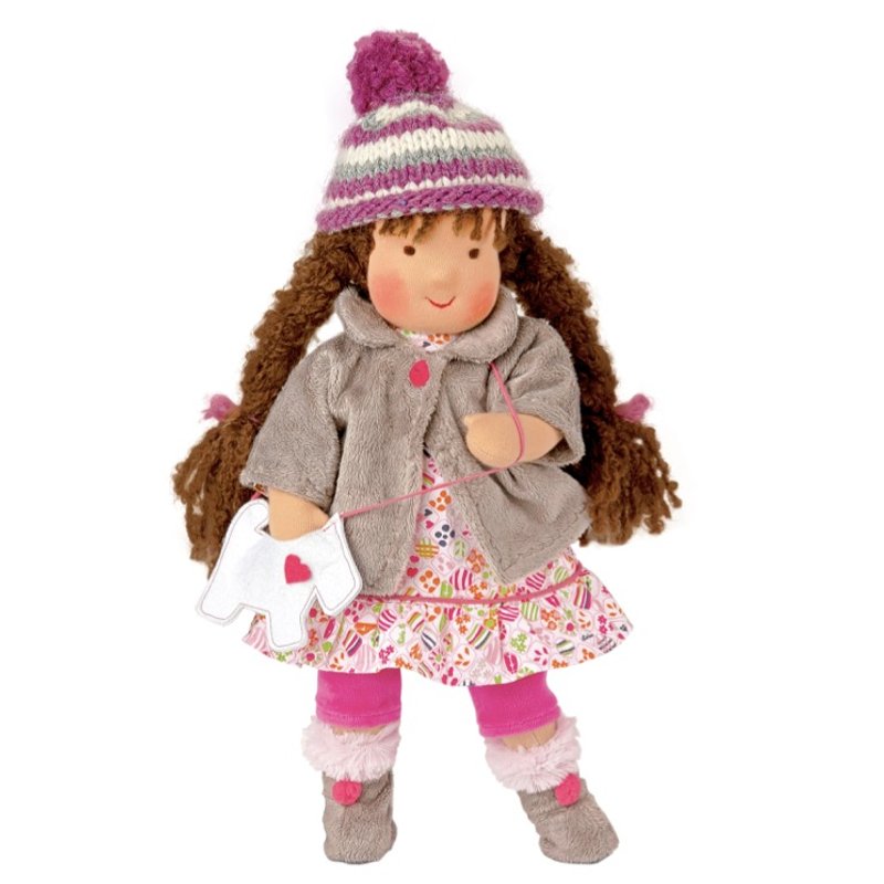 德国百年品牌Käthe Kruse 手工华德福Cecilie娃娃 - 玩具/玩偶 - 羊毛 多色