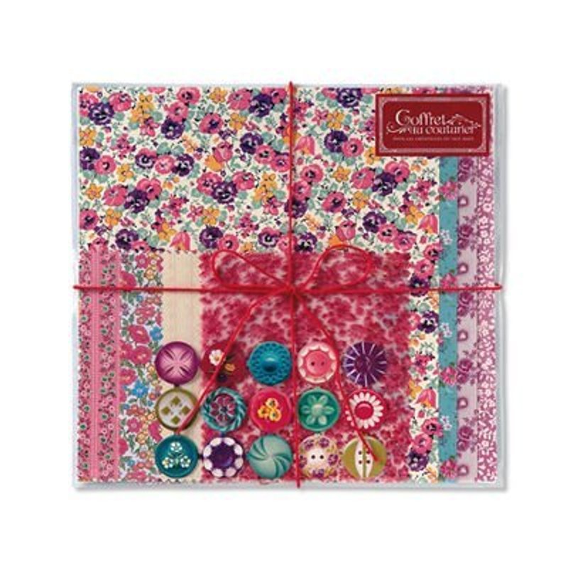 Marks Coffret du couturier 法式小碎花 装饰套装组(PK) - 木工/竹艺/纸艺 - 纸 粉红色