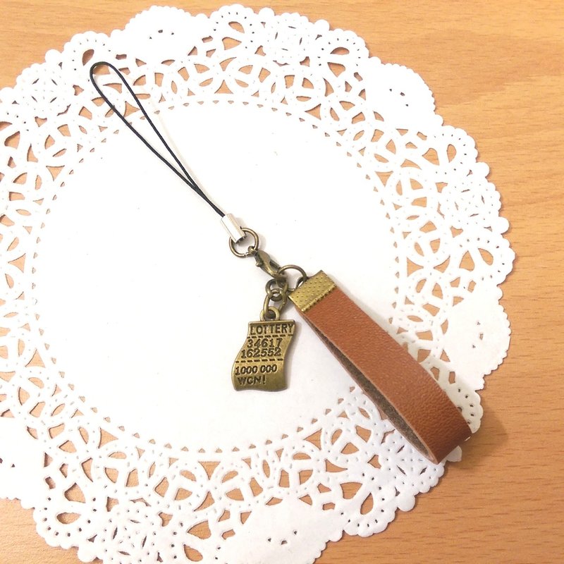 【乐透皮革吊饰(古铜)】音乐 乐器 音符 皮革 手创 定制化 订做《米思熊》 - 吊饰 - 真皮 咖啡色