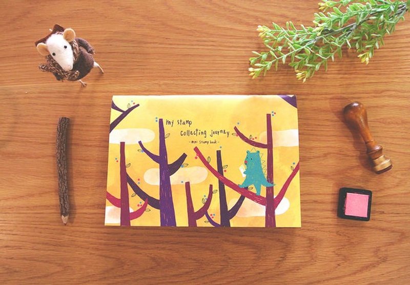 My Stamp Collecting Journey 轻巧集章本 [树林] ▲绝版品▲ - 笔记本/手帐 - 纸 