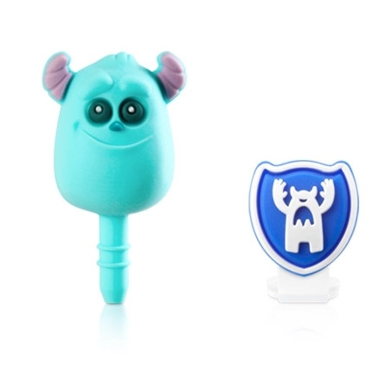 毛怪耳机塞&Micro USB防尘塞组 [怪兽大学] - 手机座/防尘塞 - 硅胶 多色