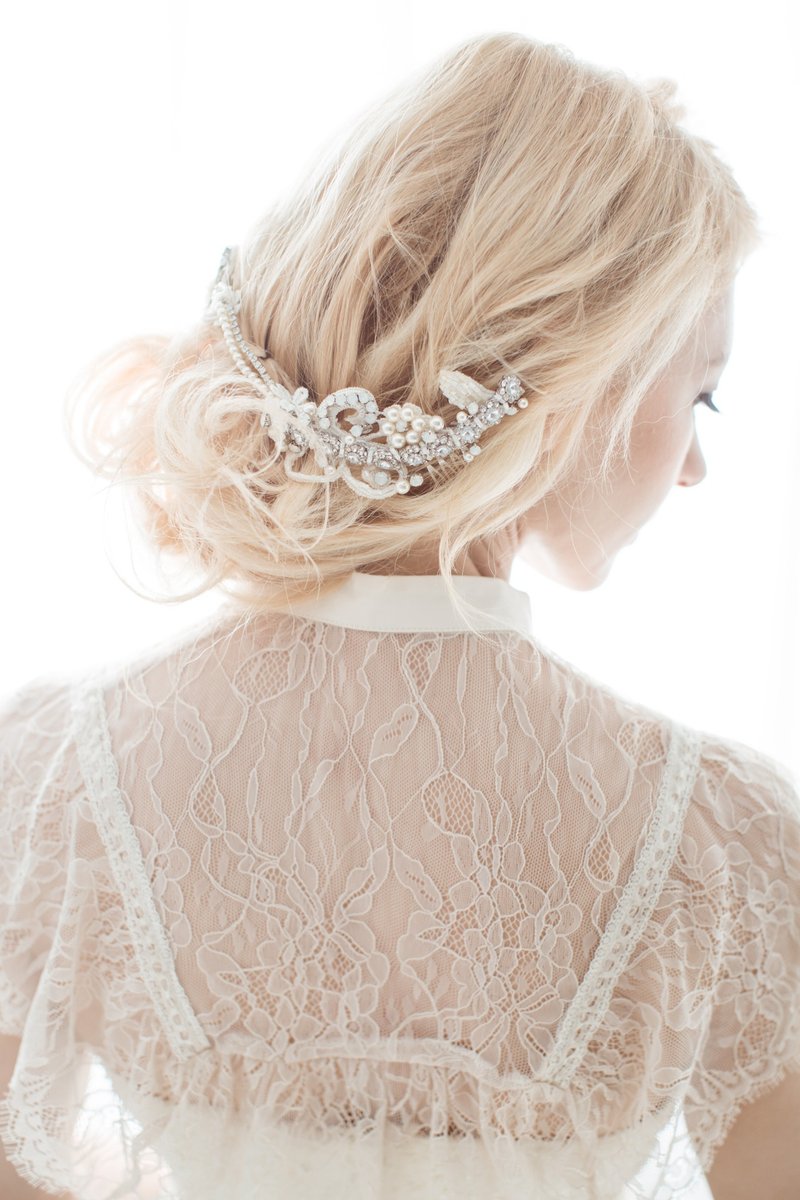 《Being of Love》珍珠头饰 - 发饰 - 其他材质 白色