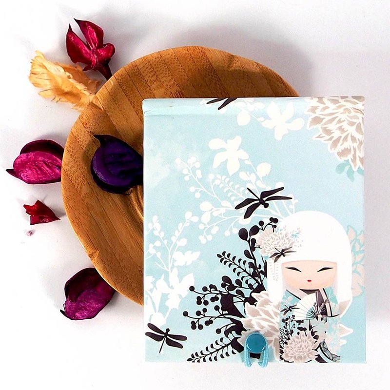 记事本85页附镜-Miyuna 优雅高贵【Kimmidoll 记事本/日记本】 - 笔记本/手帐 - 纸 蓝色