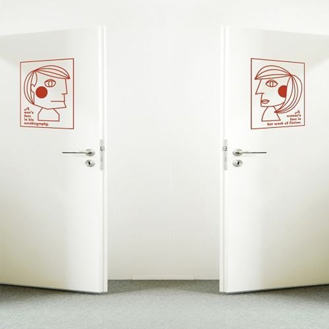 《Smart Design》/ 男人, 女人  Men, & Women / 无痕壁贴8色可选 - 墙贴/壁贴 - 其他材质 