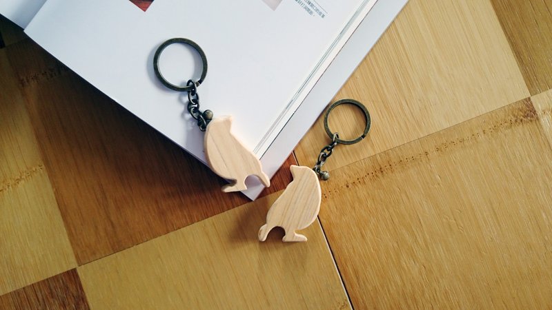 回头鸟钥匙圈 // 安心出货SOP - 钥匙链/钥匙包 - 木头 多色