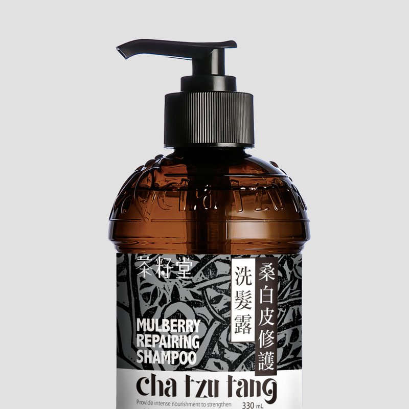 茶籽堂 桑白皮修护洗发露330mL【染烫发适用】 - 洗发用品 - 植物．花 灰色