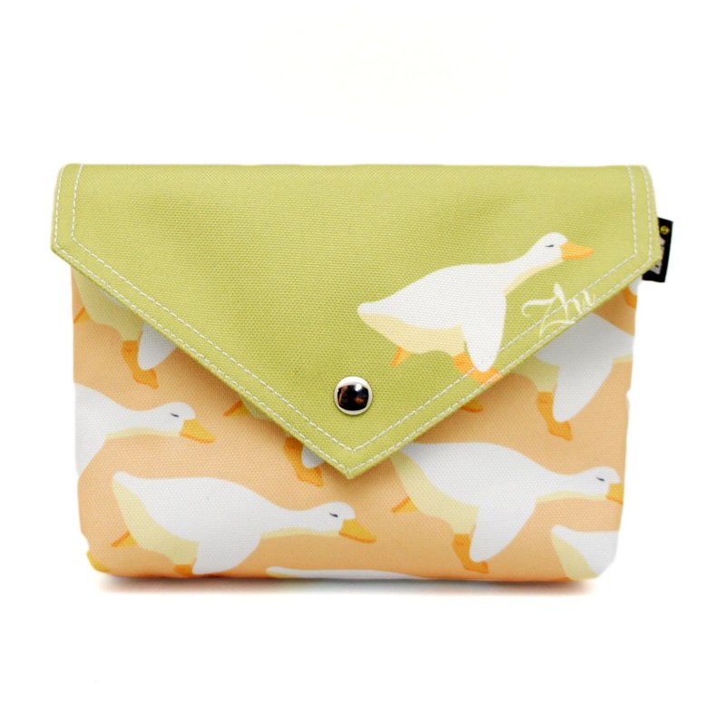 BLR 手工印制 Zhi 联名款 鹅鹅鹅 BB BAG 肩背包 - 侧背包/斜挎包 - 其他材质 绿色