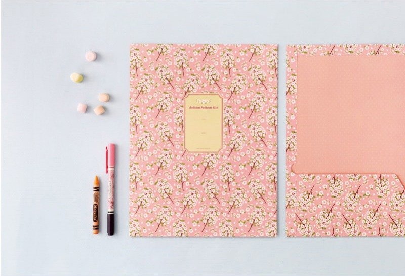 ARDIUM 图腾文件档案资料夹 - 粉嫩樱花 - 文件夹/资料夹 - 纸 粉红色