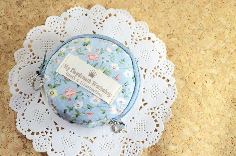 My Daydream Workshop 碎花可爱复古田园圆形散子包零钱包小收纳包锁匙包 - 零钱包 - 其他材质 多色