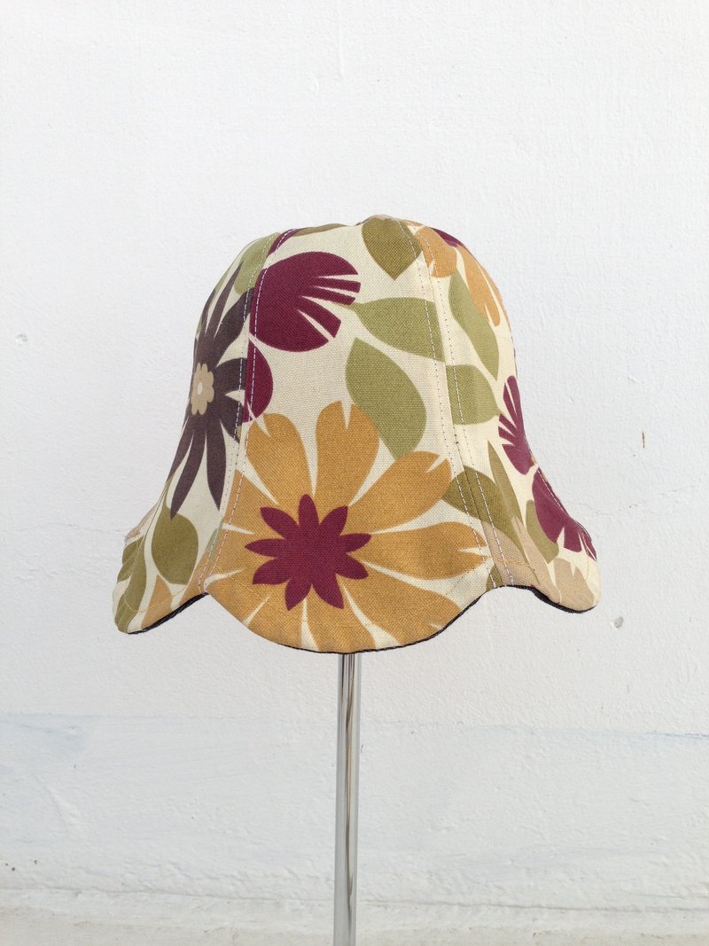 【Qucky】花草世界／花苞花朵帽 - 帽子 - 其他材质 黄色