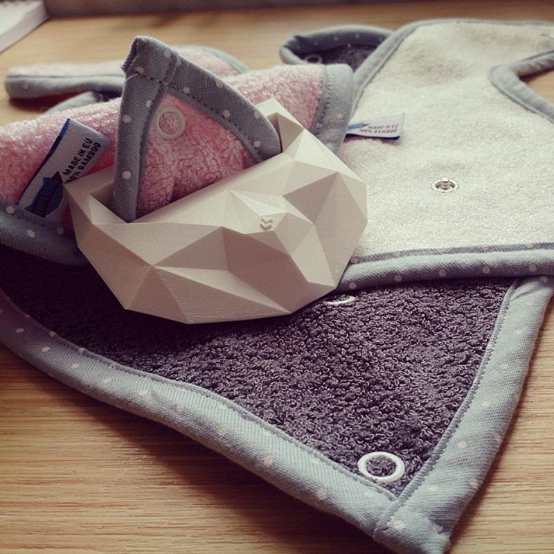 【欧洲制】Lullalove 兜兜磨来磨去 - 橡胶款三件围兜组 - 围嘴/口水巾 - 棉．麻 