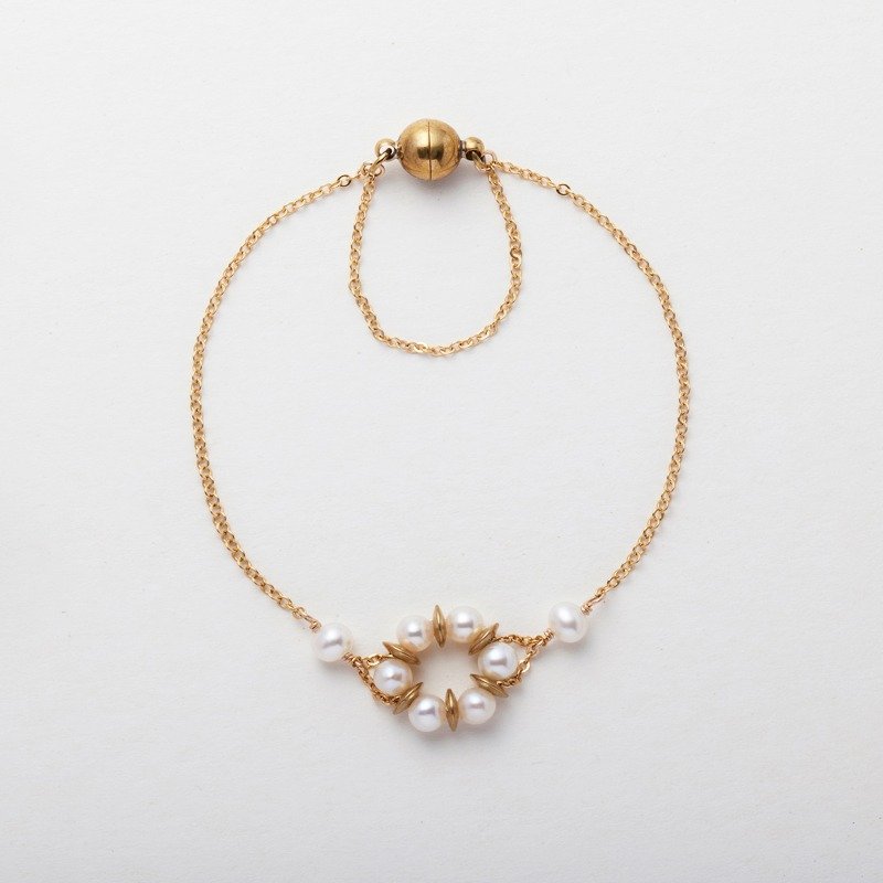 甜甜圈手链 Donut - 手链/手环 - 宝石 白色