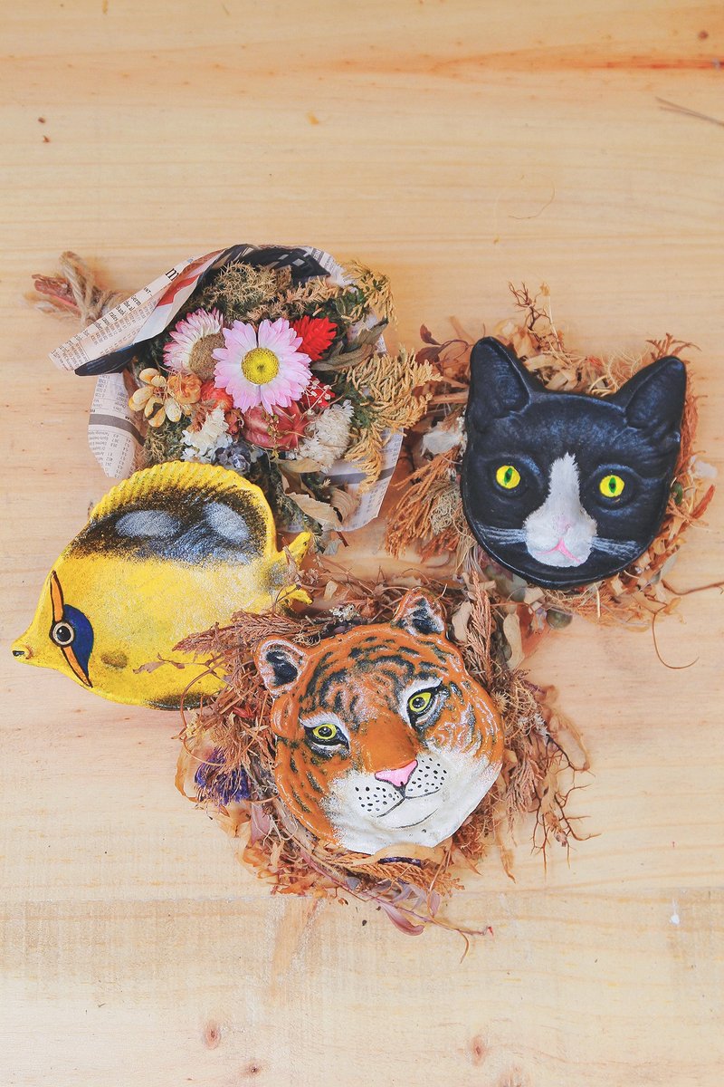 DULTON 铸铁动物小盘 / 皿 - 浅碟/小碟子 - 其他金属 