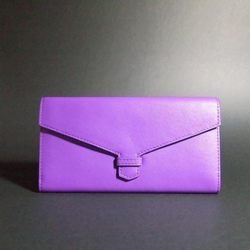 Passion 长夹紫色 - 皮夹/钱包 - 真皮 紫色