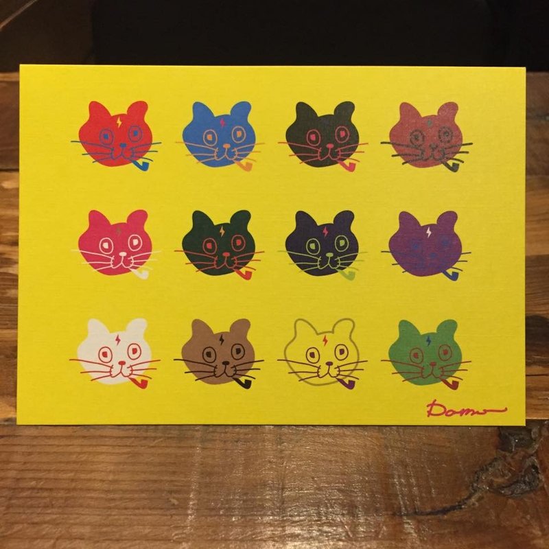 安迪 Cater 明信片 - 卡片/明信片 - 纸 多色