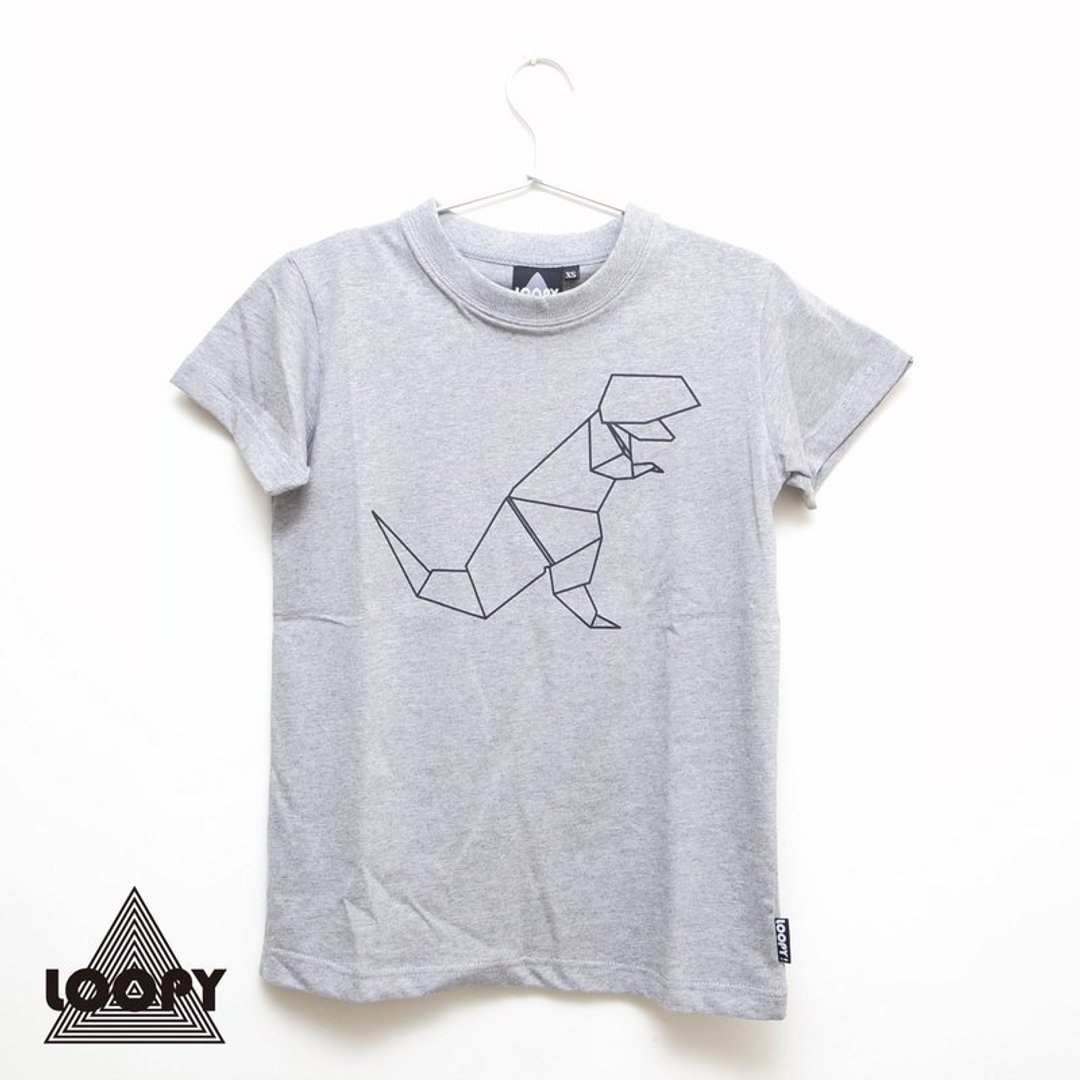 几何暴龙 / 正常T-shirt（售完搂！） - 女装 T 恤 - 棉 黑色