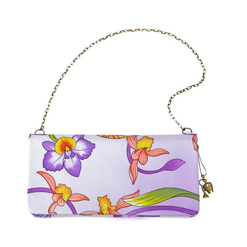 中国风长夹/手拿包 /iPhone长夹(兰花) - 其他 - 其他材质 紫色