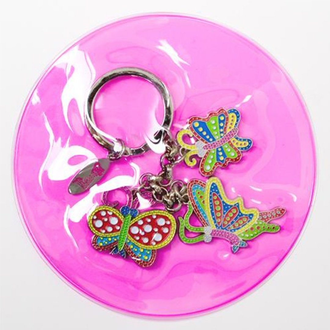 蝴蝶Butterfly / 钥匙圈 Key Ring - 草间弥生Yayoi Kusama - 钥匙链/钥匙包 - 其他金属 